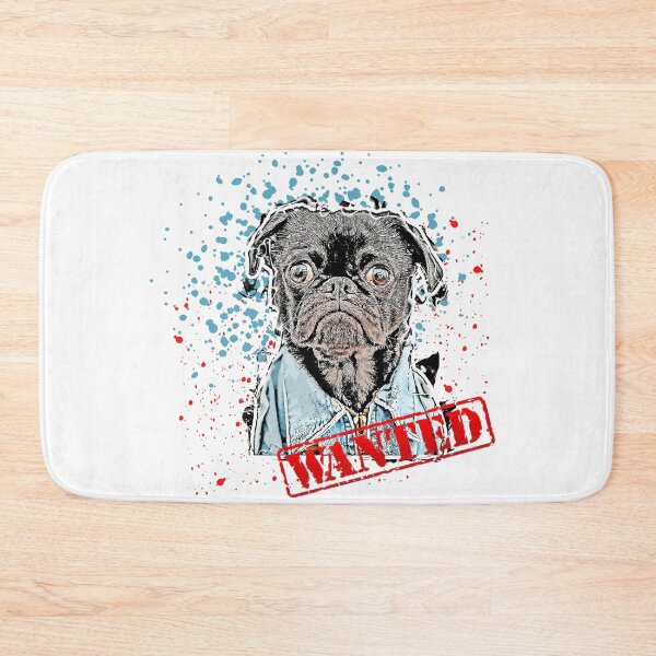 Item preview, Extremely dangerous pug wanted designed and sold by Bella85s.