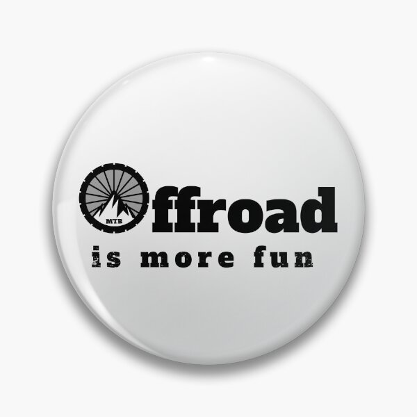Item preview, Offroad is more fun - Mtb wheel Mountain Bike Mountain Biker Cyclist designed and sold by grinta2021.