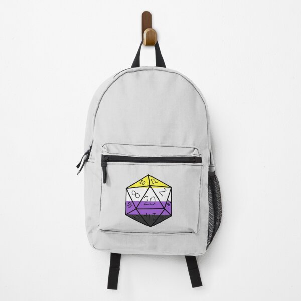 Item preview, Nonbinary Pride D20 designed and sold by Katy Briant.