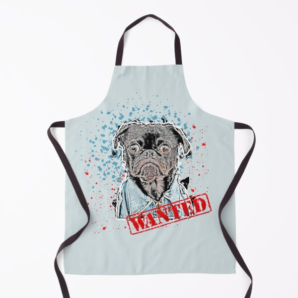 Item preview, Extremely dangerous pug wanted designed and sold by Bella85s.