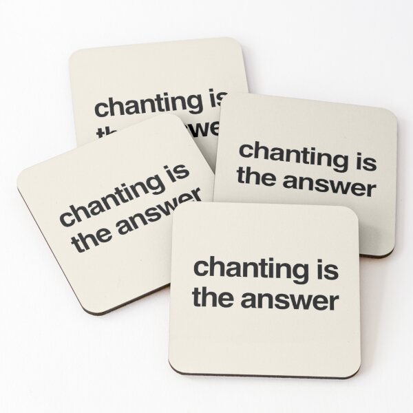 Item preview, Chanting is the Answer designed and sold by shantishirts.