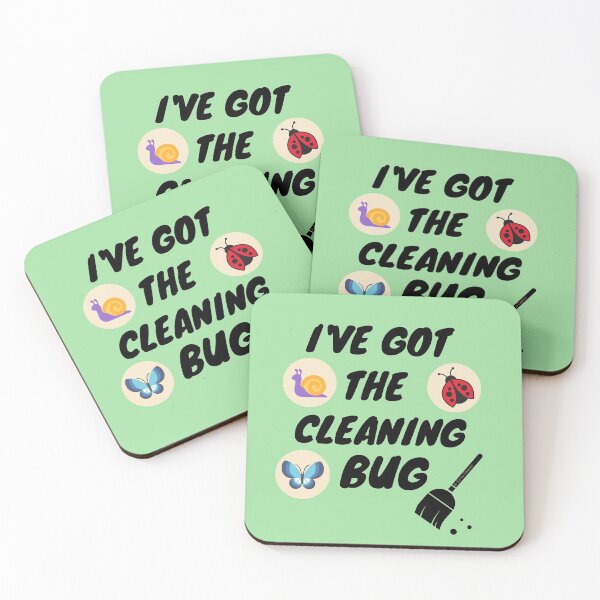 Item preview, Cleaning Bug Fun Broom Housekeeping Lady Gift Humor designed and sold by SavvyCleaner.