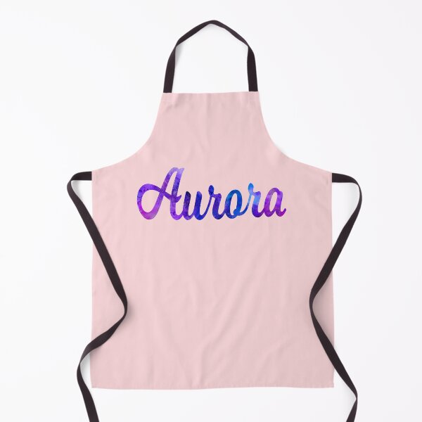 Item preview, Aurora girls name pretty multi-color design designed and sold by ComicKitsch.