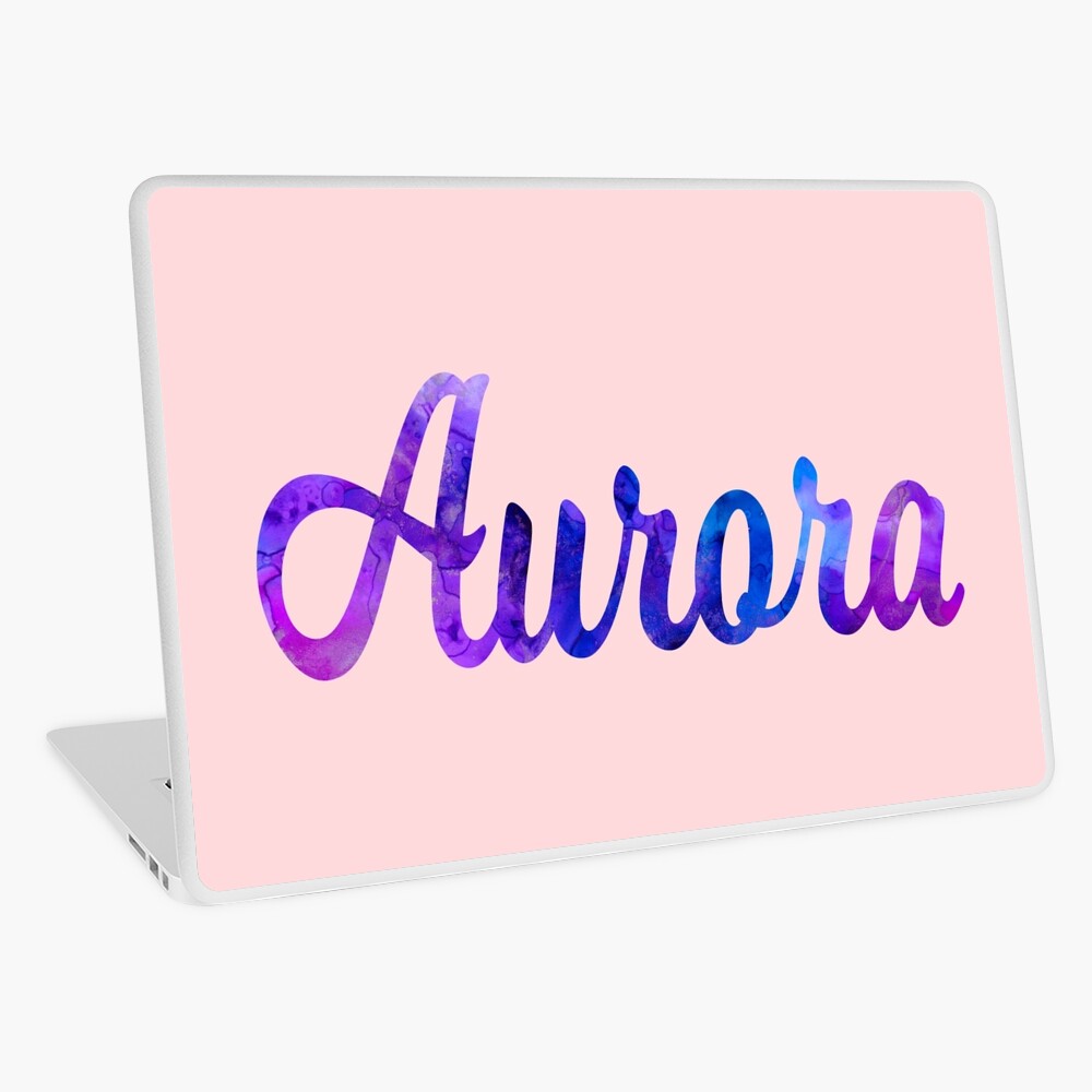 Aurora girls name pretty multi-color design Art Print for Sale by  ComicKitsch