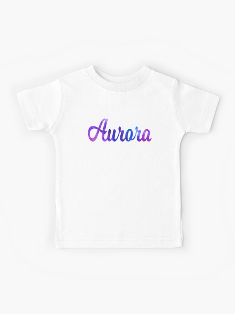 Aurora girls name pretty multi-color design Art Print for Sale by  ComicKitsch