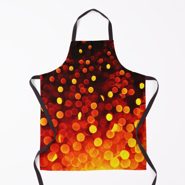 Item preview, Defocused firey sparks of light on a dark background designed and sold by soupstock.