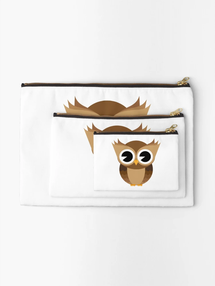 Thumbnail 2 of 4, Zipper Pouch, Owl designed and sold by Creative Rafa.