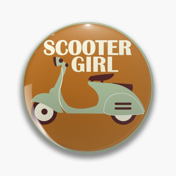 Item preview, Scooter Girl in green designed and sold by AceHamster.