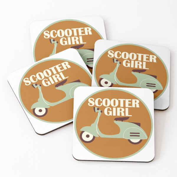 Item preview, Scooter Girl in green designed and sold by AceHamster.