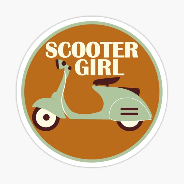 Løs Kamel indlogering Scooter Stickers for Sale | Redbubble