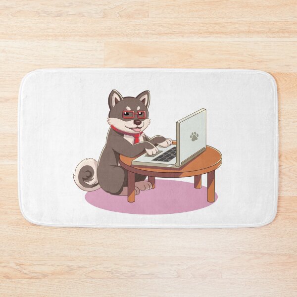 Item preview, Office Dog (Black) designed and sold by EdgeKagami.