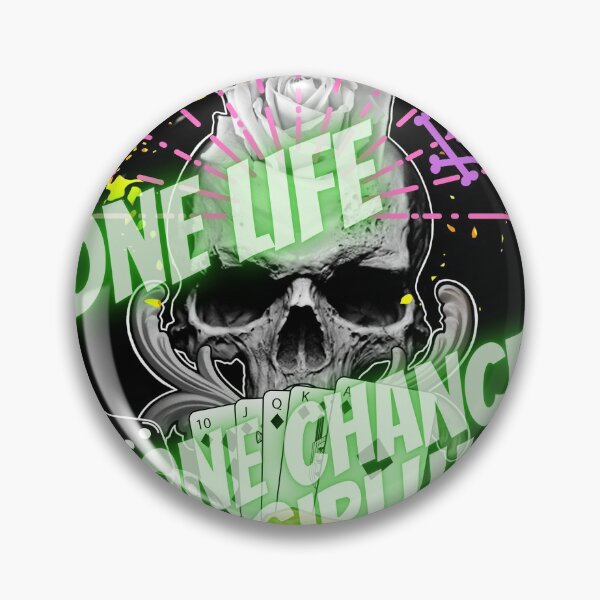 Item preview, One Life One Chance Skull Vegas Shirt for Girls designed and sold by Nickibeutel.