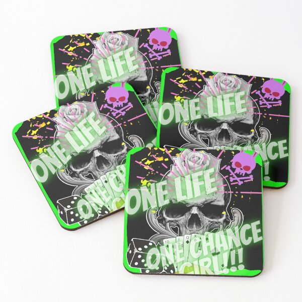 Item preview, One Life One Chance Skull Vegas Shirt for Girls designed and sold by Nickibeutel.