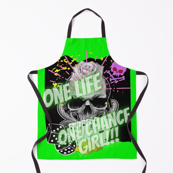 Item preview, One Life One Chance Skull Vegas Shirt for Girls designed and sold by Nickibeutel.