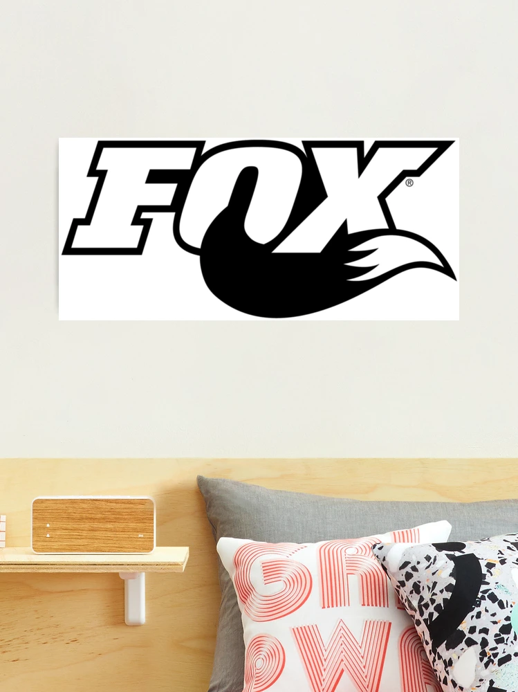 Fox mtb logo Photographic Print for Sale by MTBfan