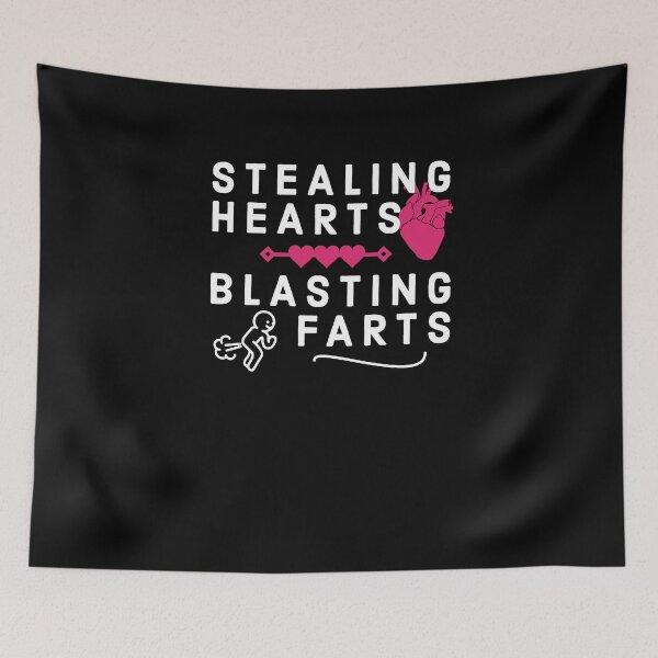 Item preview, Stealing Hearts And Blasting Farts Funny Valentines Day designed and sold by FP-POD.
