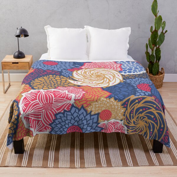 Item preview, Abstract flowers blooming designed and sold by tlemskaya.