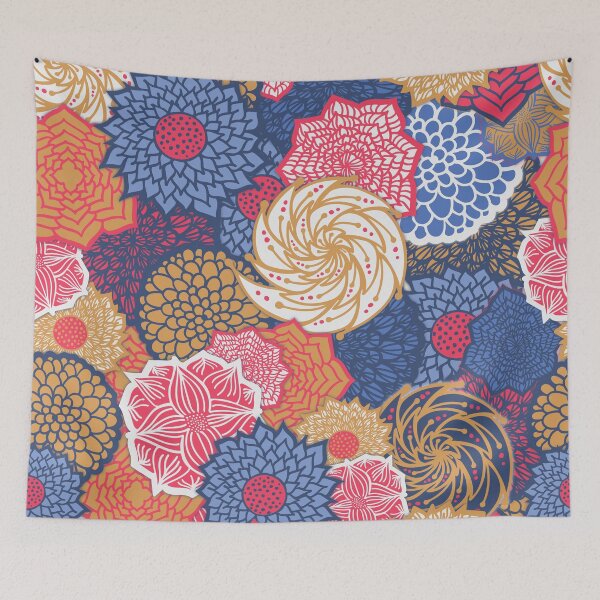 Item preview, Abstract flowers blooming designed and sold by tlemskaya.