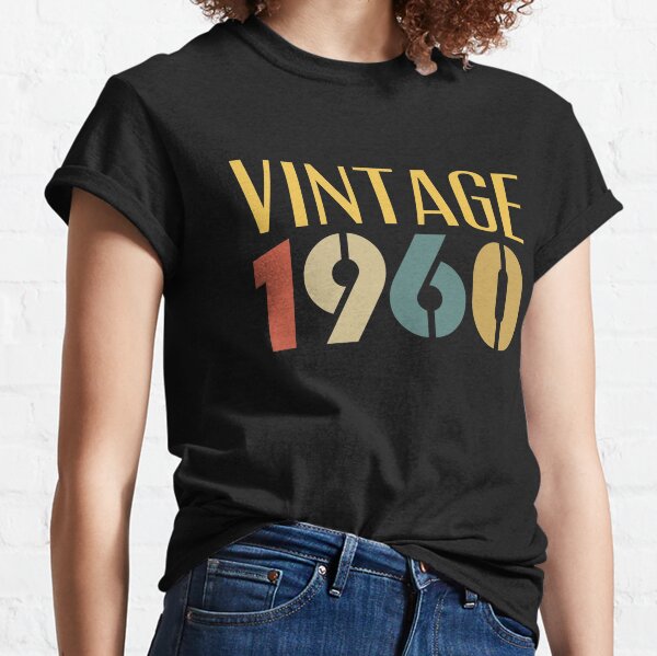 Personalized Gift Shirt Vintage 1960 Original Parts Shirt 61 Years Old T-Shirt Custom Shirt Birthday Gifts For 61 Birthday