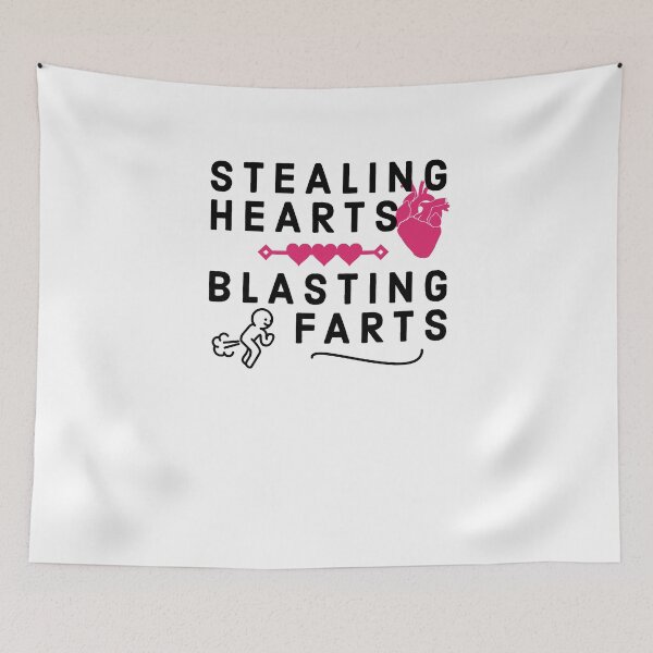 Item preview, Stealing Hearts And Blasting Farts Funny Valentines Day designed and sold by FP-POD.