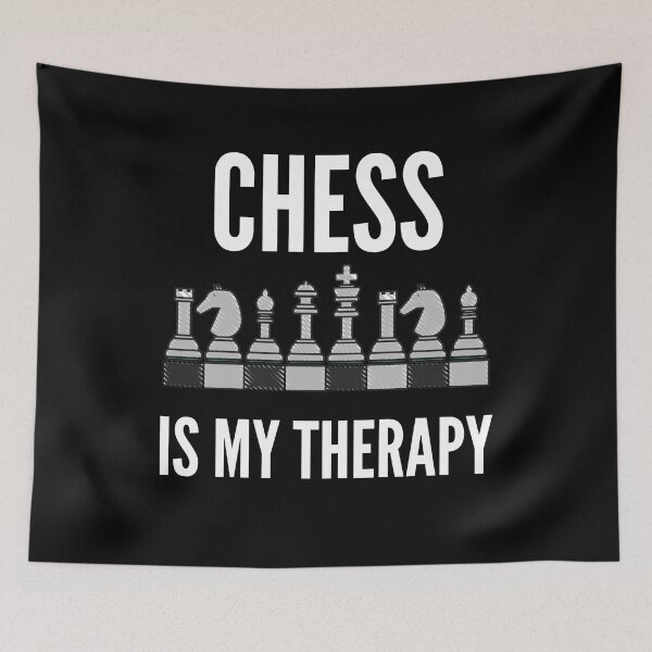 Item preview, Chess Is My Therapy designed and sold by Windmill Wildflowers.