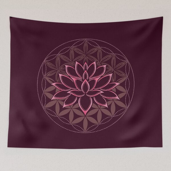 Item preview, Mystical Lotus Mandala – Boho Spiritual Design designed and sold by Christine Krahl.