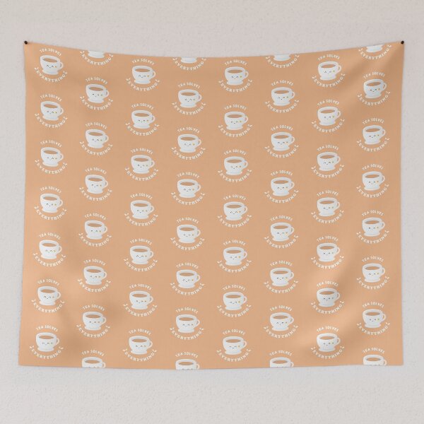 Item preview, Tea Solves Everything ~ Kawaii Tea Cup designed and sold by Marzuqi Che Rose.