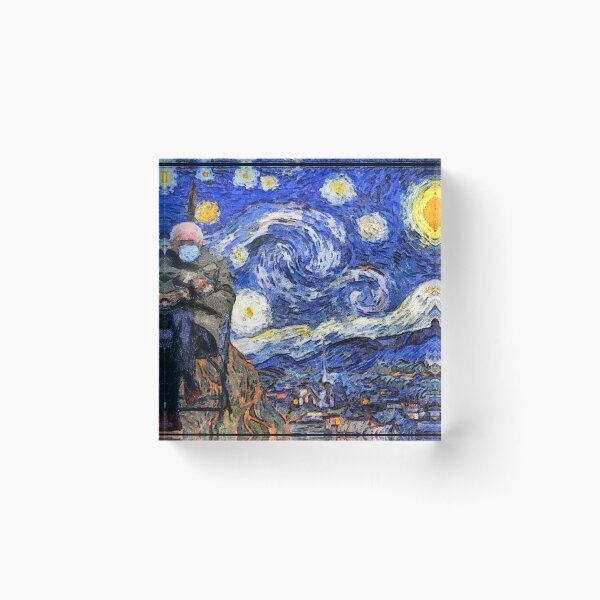 Item preview, The Bernie Night - Bernie Sanders - Starry Night - In the Style of Van Gogh designed and sold by alancrapopod.