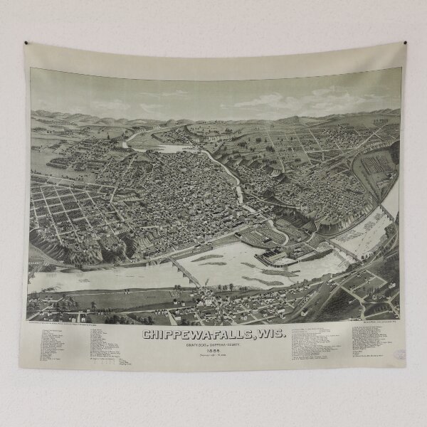 Item preview, Chippewa Falls, Wisconsin (1886) designed and sold by allhistory.
