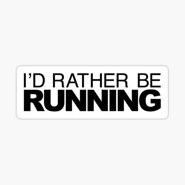 Running Stickers Redbubble
