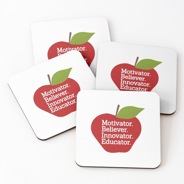Item preview, Motivator Believer Innovator Educator, Teacher/Education, Teacher Gift, Teacher Life, Back To School, Red Apple designed and sold by JustGift.