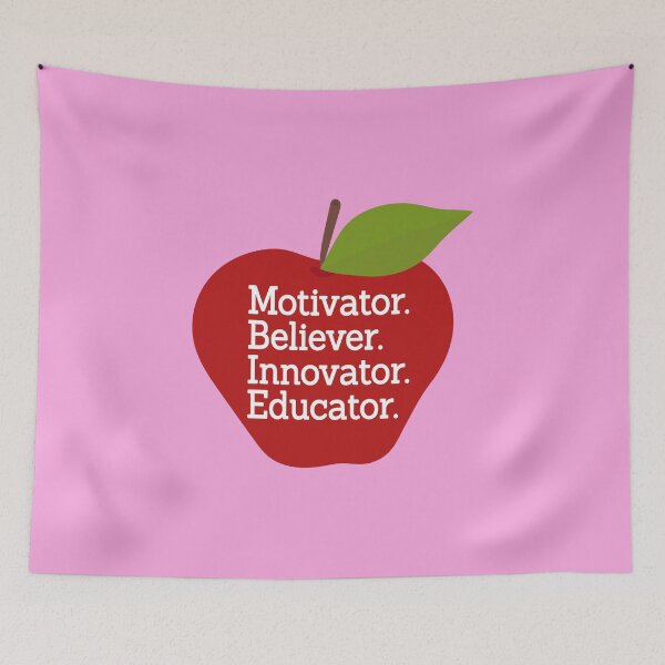Item preview, Motivator Believer Innovator Educator, Teacher/Education, Teacher Gift, Teacher Life, Back To School, Red Apple designed and sold by JustGift.