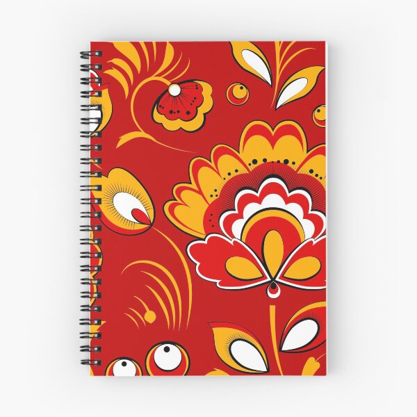Item preview, Floral Slavic Flowers with Red Background designed and sold by Element85.