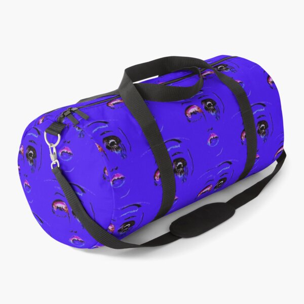 The Face That Says Nothing Says It All. Duffle Bag