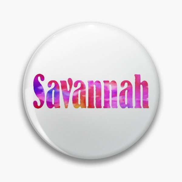 Item preview, Savannah girls name pretty multi-color design designed and sold by ComicKitsch.