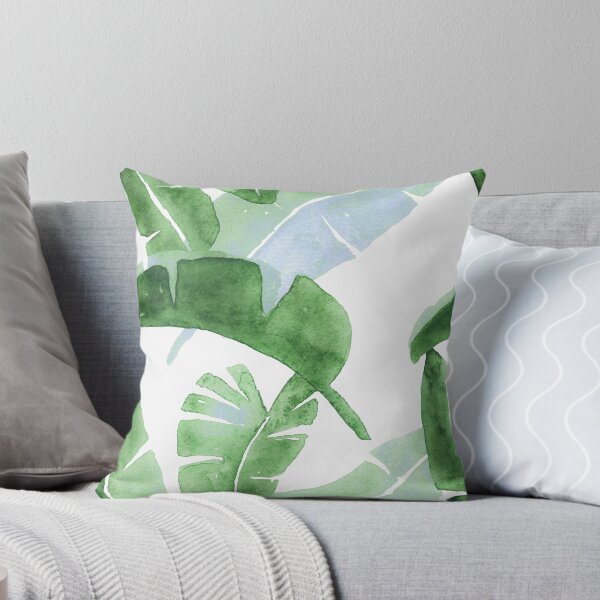 Item preview, Tropical Leaves Green And Blue designed and sold by Wheimay.