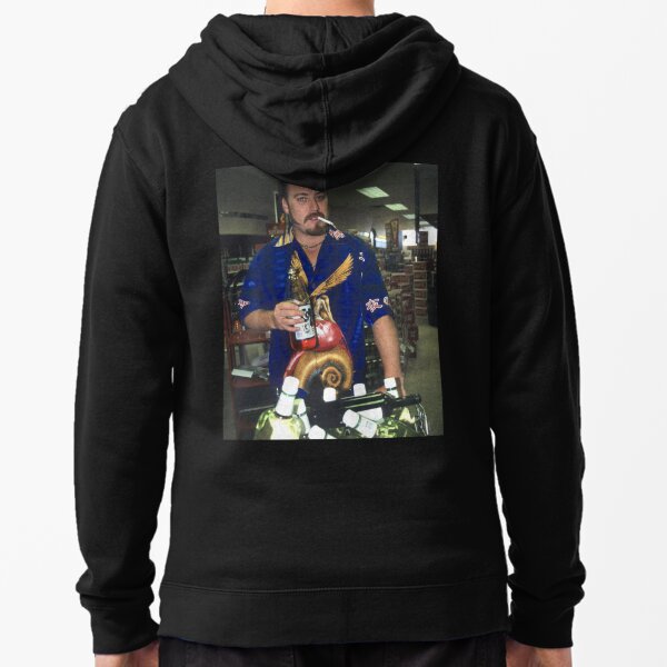 Ricky havin a smoke Zipped Hoodie
