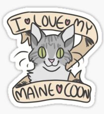 I <3 My Maine Coon Sticker