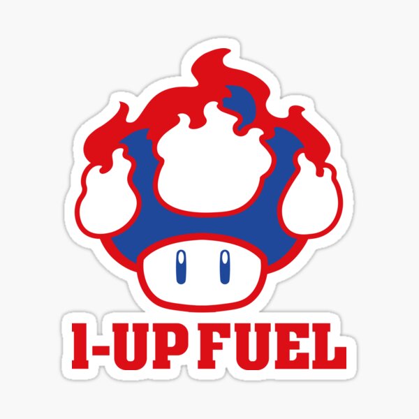 Vista previa del artículo con la obra «MKT - Combustible 1UP», diseñado y vendido por MKRacer.