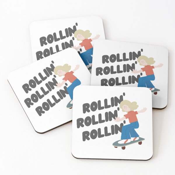 Item preview, Rollin' Rollin' Rollin' skate design designed and sold by brightside-shop.