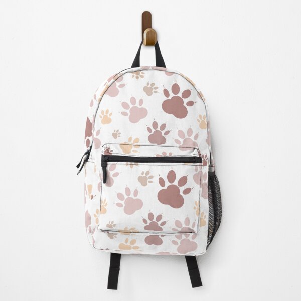 Item preview, Lovely paws. Delicate print. Animal paw prints symbols. Nude, pink and beige on a white background. designed and sold by Canatic.