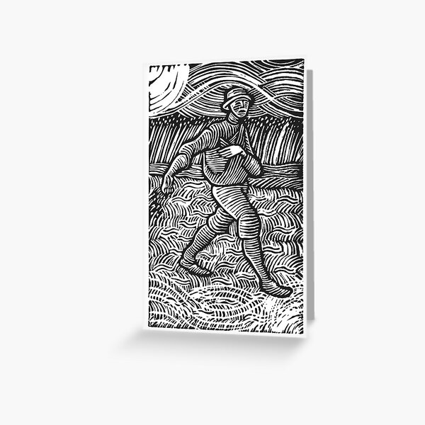 Item preview, The Sower (after Millet/Van Gogh) designed and sold by NedBustard.