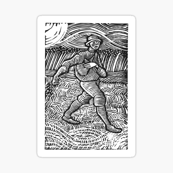 Item preview, The Sower (after Millet/Van Gogh) designed and sold by NedBustard.