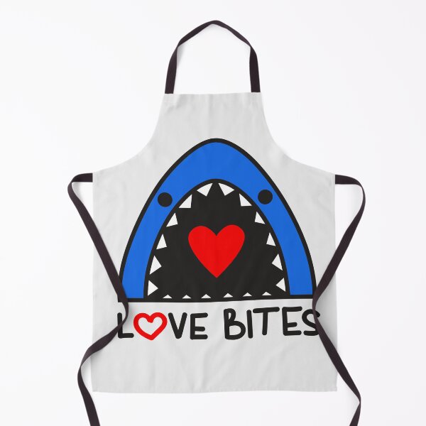 Item preview, Love Bites Funny Cute Shark Valentines Day Pun Gifts designed and sold by MiscelChr.