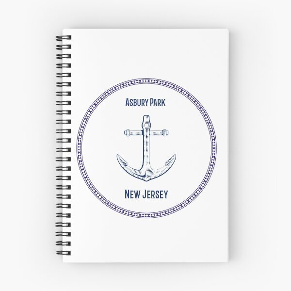 Item preview, Asbury Park New Jersey with Anchor Design designed and sold by JerseyBoysTees.