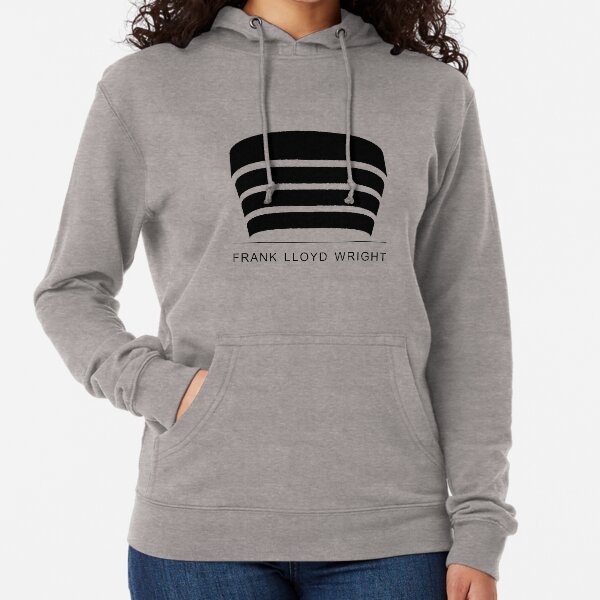 Frank Lloyd Wright Logo Lightweight Hoodie