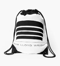 Frank Lloyd Wright Logo Drawstring Bag