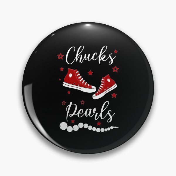 Item preview, Red Chucks And Pearls 2021 designed and sold by Designting.