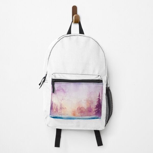 Item preview, Winter Frozen Lake Watercolour designed and sold by VibrantGifts.