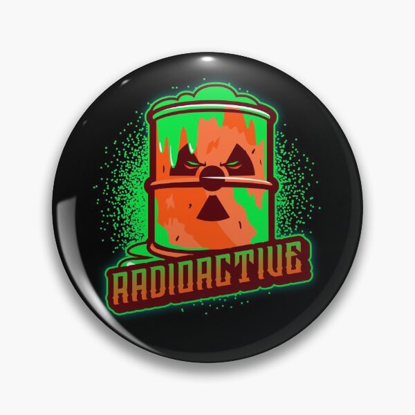 Item preview, Radioactive Barrel - Radiation designed and sold by ManiaTeec.